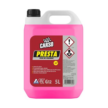 PLYN DO CHLODNIC PRESTA 5L -35C CZERWONY