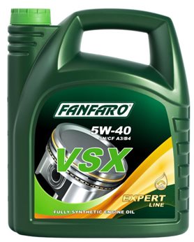 OLEJ FANFARO VSX 5W-40 5L A3/B4 SN CH-4