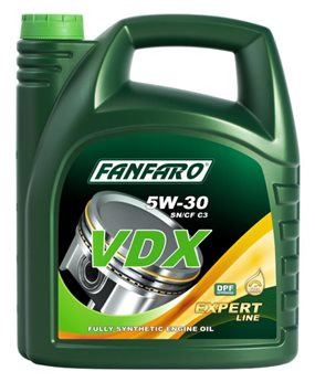OLEJ FANFARO VDX 5W-30 5L C3 VW505/502