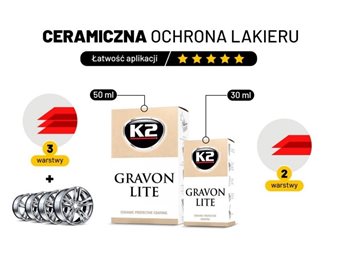K2-GRAVON LITE 50ML POWLOKA CERAMICZNA