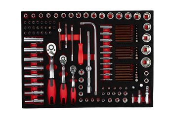 WOZEK WARSZTATOWY 7 SZUFLAD 187 NARZEDZI