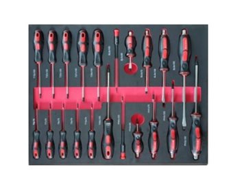 WOZEK WARSZTATOWY 7 SZUFLAD 250 NARZEDZI