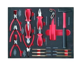 WOZEK WARSZTATOWY 7 SZUFLAD 250 NARZEDZI