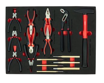 WOZEK WARSZTATOWY 7 SZUFLAD 258 NARZEDZI