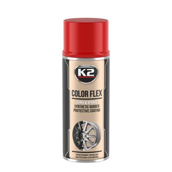K2-COLOR FLEX GUMA CZERWONY POLYSK 400ML