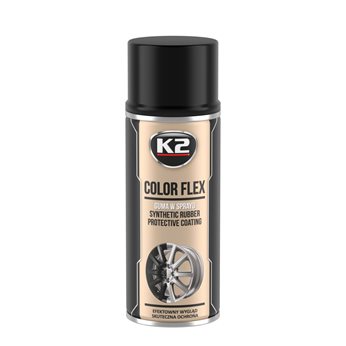 K2-COLOR FLEX GUMA CZARNY POLYSK 400ML