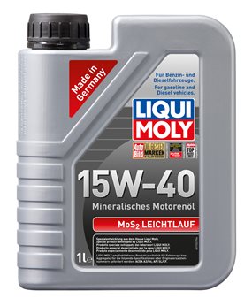 OLEJ LIQUI MOLY 15W40 1L MOS2 LEICHTLAUF SUPER A3/B4 / DO WYCZERPANIA ZAPASÓW