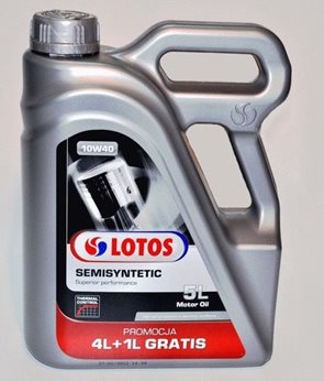 OLEJ LOTOS 10W-40 5L SN SEMISYNTETIC