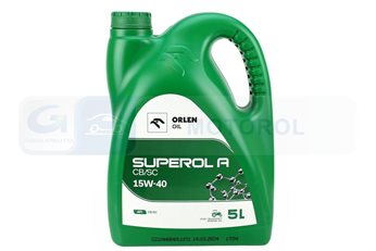 OLEJ ORLEN OIL 15W-40 5L SUPEROL A CB/SC