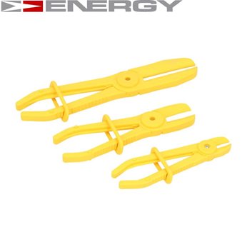 ZESTAW 3 PLAST. KLAMER ZACISKOWYCH