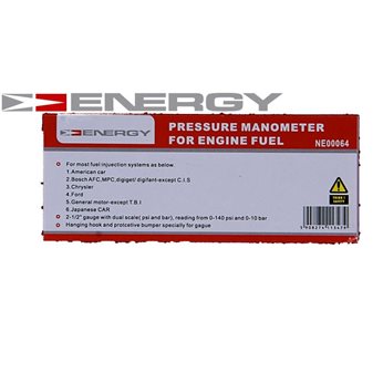 TESTER CISNIENIA WTRYSKU PALIWA 0-10 BAR