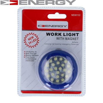 LATARKA OBROTOWA Z MAGNESEM 24LED