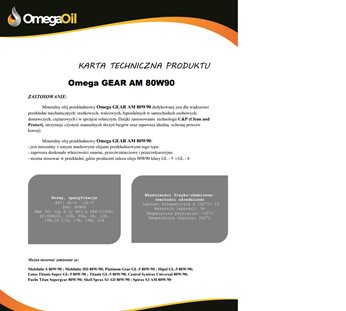 OLEJ OMEGA 80W-90 200L GEAR AM