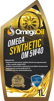OLEJ OMEGA 5W-40 1L SYNTHETIC OM