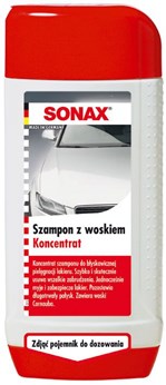 SONAX-SZAMPON Z WOSKIEM KONCENTRAT 500ML
