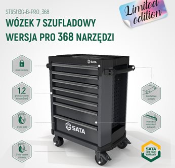 WOZEK WARSZTATOWY 7 SZUFLAD 368 NARZEDZ