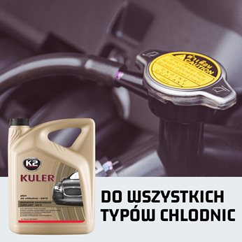 PLYN DO CHLODNIC KULER 5L -35C CZERWONY