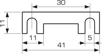 BEZPIECZNIK TASMOWY 40A