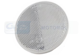 ODBLASK OKRAGLY MOC.SRUBA M5X14MM BIALY