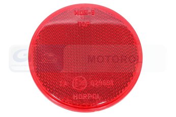 ODBLASK OKRAGLY MOC.SRUBA M5X14MM CZERWO