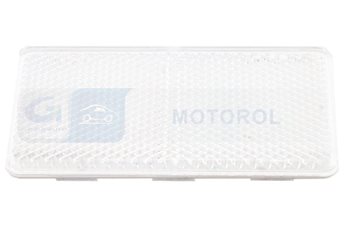 ODBLASK PROST.95X45MM MOC.TASMA12MM BIAL