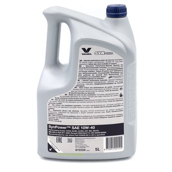 OLEJ VALVOLINE 10W-40 SYNPOWER 5L