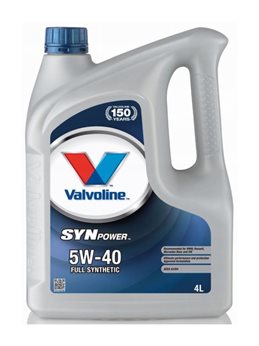 OLEJ VALVOLINE 5W-40 SYNPOWER 4L