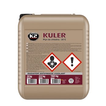 PLYN DO CHLODNIC KULER 23KG -35C ZIELONY
