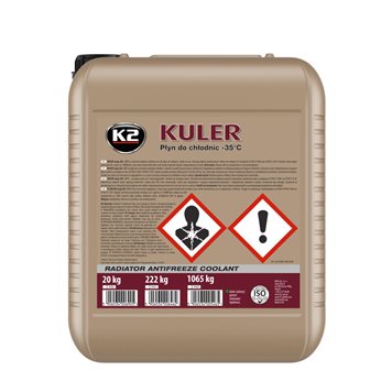 PLYN DO CHLODNIC KULER 23KG -35C ZIELONY