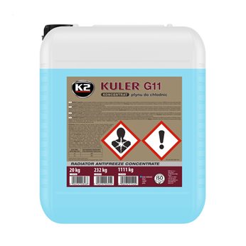 PLYN DO CHLODNIC KULER 23KG KONC NIEBIES