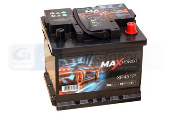 AKUMULATOR MAXPOWER 45AH/360A P+