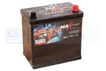 AKUMULATOR MAXPOWER 45AH/360A P+