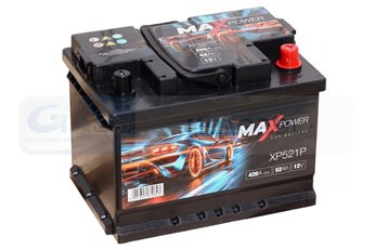 AKUMULATOR MAXPOWER 52AH/420A P+