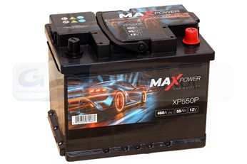 AKUMULATOR MAXPOWER 55AH/460A P+