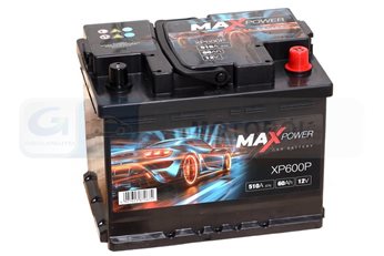 AKUMULATOR MAXPOWER 60AH/510A P+