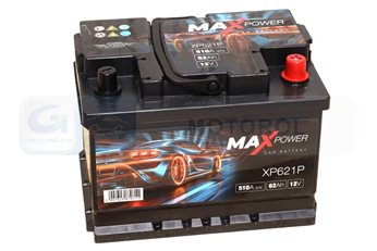 AKUMULATOR MAXPOWER 62AH/510A P+