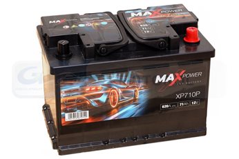AKUMULATOR MAXPOWER 71AH/620A P+