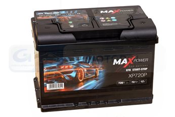 AKUMULATOR MAXPOWER 72AH/720A P+ EFB