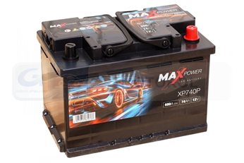 AKUMULATOR MAXPOWER 74AH/680A P+