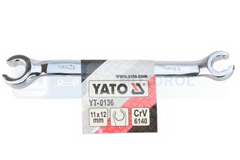 KLUCZ PŁASKI PÓŁOTWARTY 11X12M