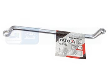 KLUCZ OCZKOWO-GIĘTY 6X7MM