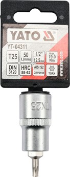 KLUCZ TRZPIENIOWY TORX 1/2 T25 L55MM