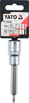 KLUCZ TRZPIENIOWY TORX 1/2 T20 L100MM