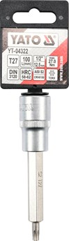 KLUCZ TRZPIENIOWY TORX 1/2 T27 L100MM