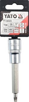 KLUCZ TRZPIENIOWY TORX 1/2 T30 L100MM