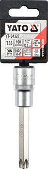KLUCZ TRZPIENIOWY TORX 1/2 T55 L100MM