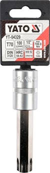 KLUCZ TRZPIENIOWY TORX 1/2 T70 L100MM