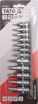 ZESTAW KLUCZY TORX NA SZYNIE 12CZ.
