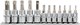 ZESTAW KLUCZY TORX SECUR NA SZYNIE, 1/4, 3/8, 12CZ