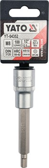 KLUCZ TRZPIENIOWY SPLINE 1/2 M8 L100MM